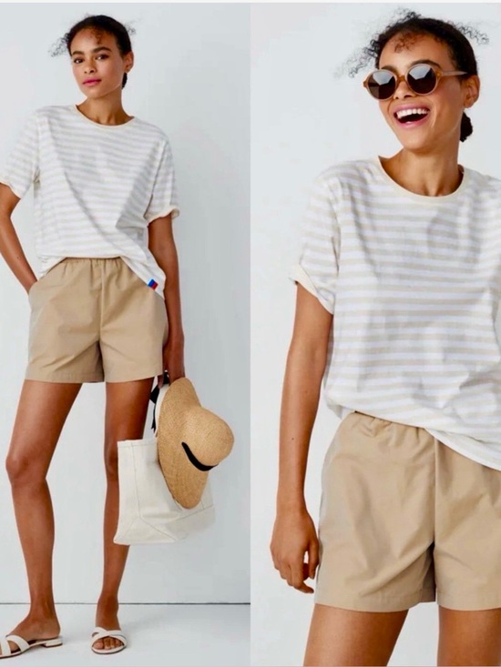 KULE Pants - KULE ‘Corbin’ Shorts Beige Khaki Small